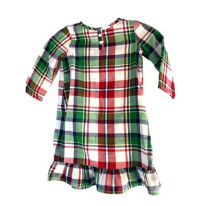 Jammies for your Families Toddler Girls Night Gown Multi Plaid Size 2T